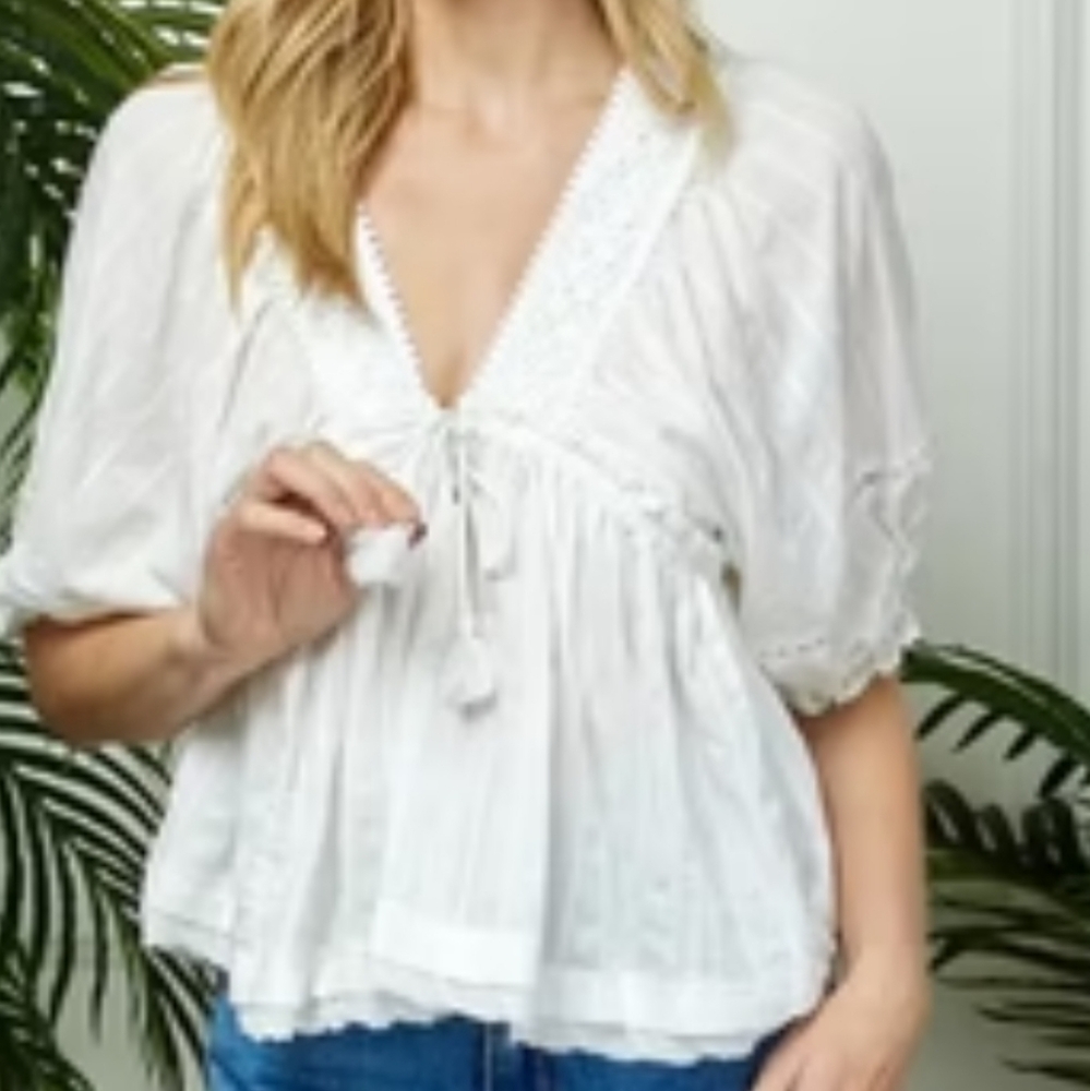 Fourteen & 9TH Women's Babydoll Top Size Size L